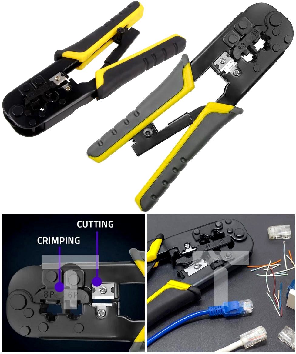 Alicates de crimpado RJ